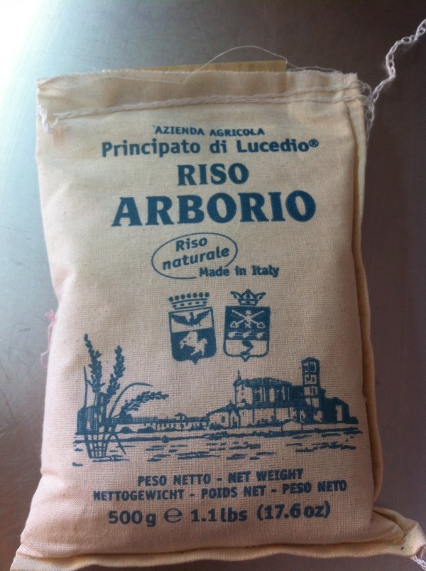 Riso Arborio, spécial risotto italien