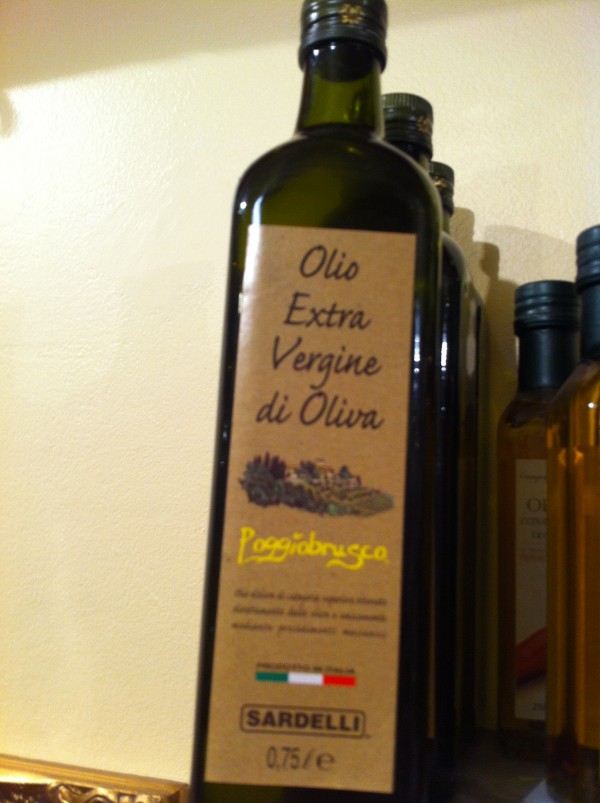 Huile d'olive Extra Vierge "Poggiobrusco" SARDELLI 750ml