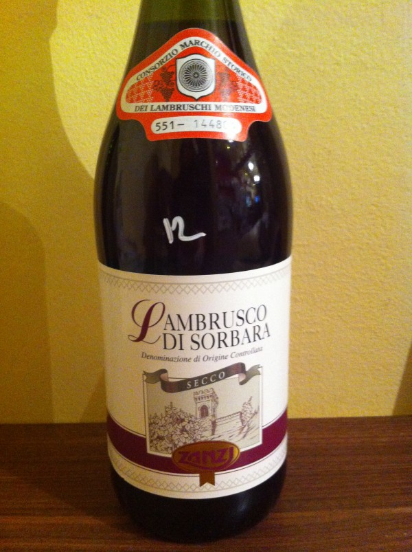 Lambrusco di Sorbara, vin pétillant