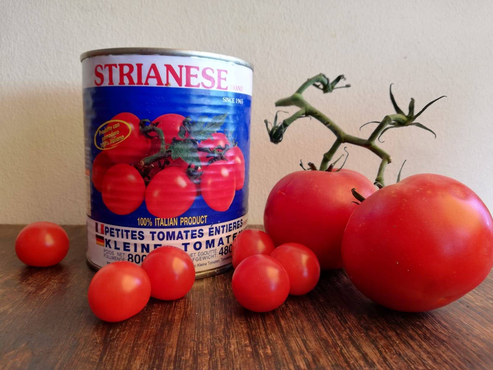 Pomodorini 100% italiani "Strianese" - Petites tomates entières 